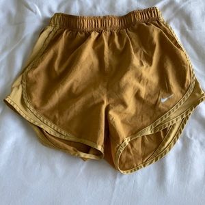 Gold Dri-Fit Nike Shorts
